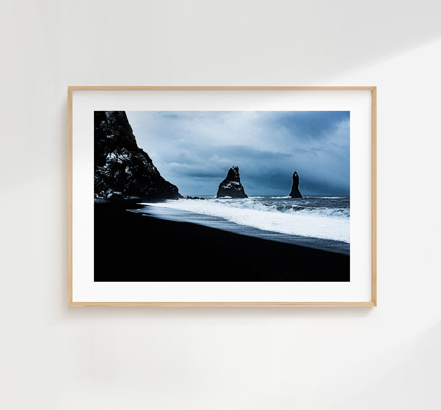 Reynisfjara Black Sand Beach -  Iceland Photography Print - Iceland Wall Art - Iceland Poster - Landscape - Icelandic Beach - Black Sand