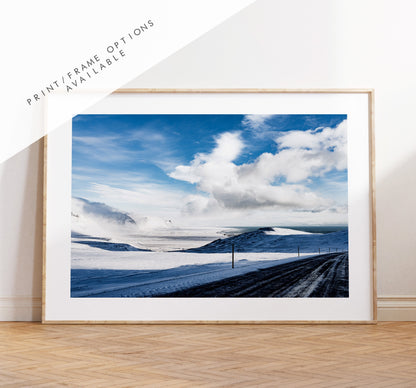 Mountain Landscape Print - Iceland Photography Print - Iceland Wall Art - Iceland Poster - Landscape - Winter Landscape - Mountains - Gift