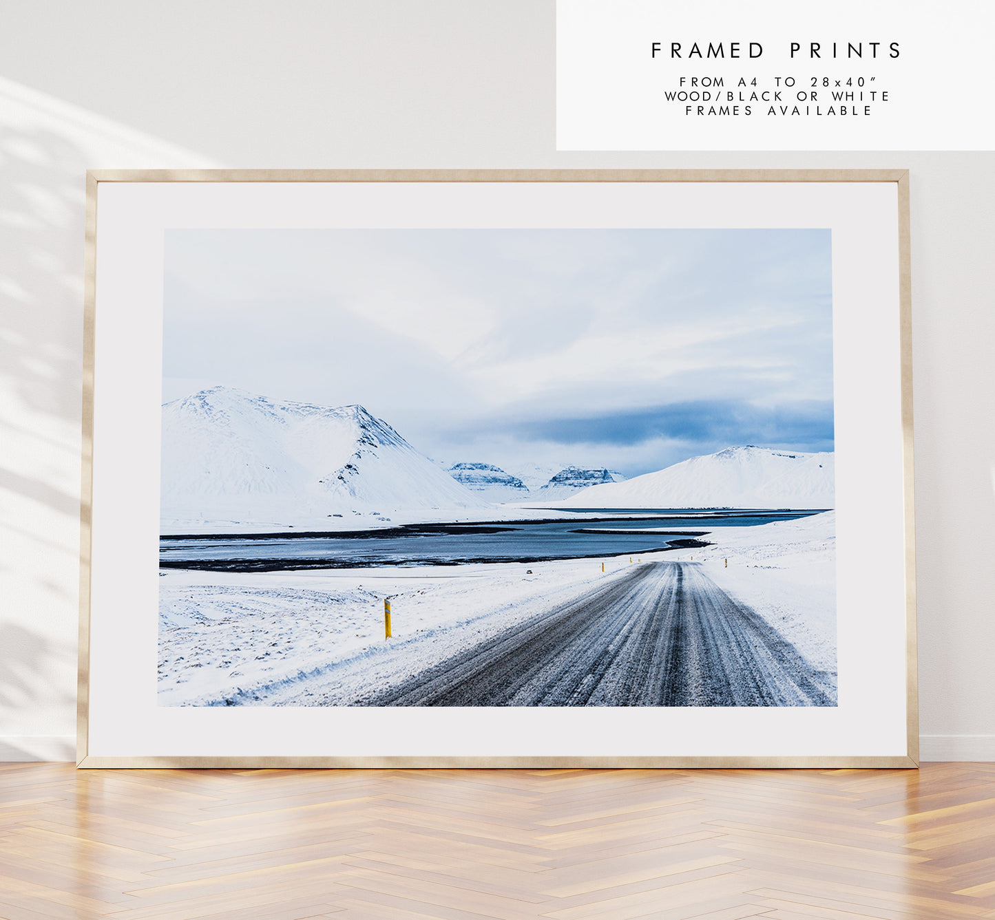 Iceland Winter Landscape Print - Iceland Photography Print - Iceland Wall Art - Iceland Poster - Landscape - Iceland Prints - Icelandic Art