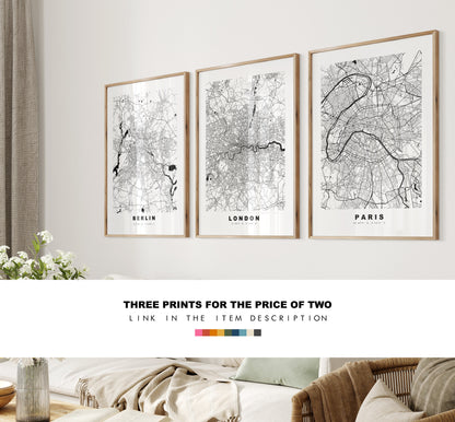 Nuremberg Map Print - City Map Poster - Map Wall Art - Germany City Maps - Nuremberg Print - Nuremberg Poster - Minimalist City Map