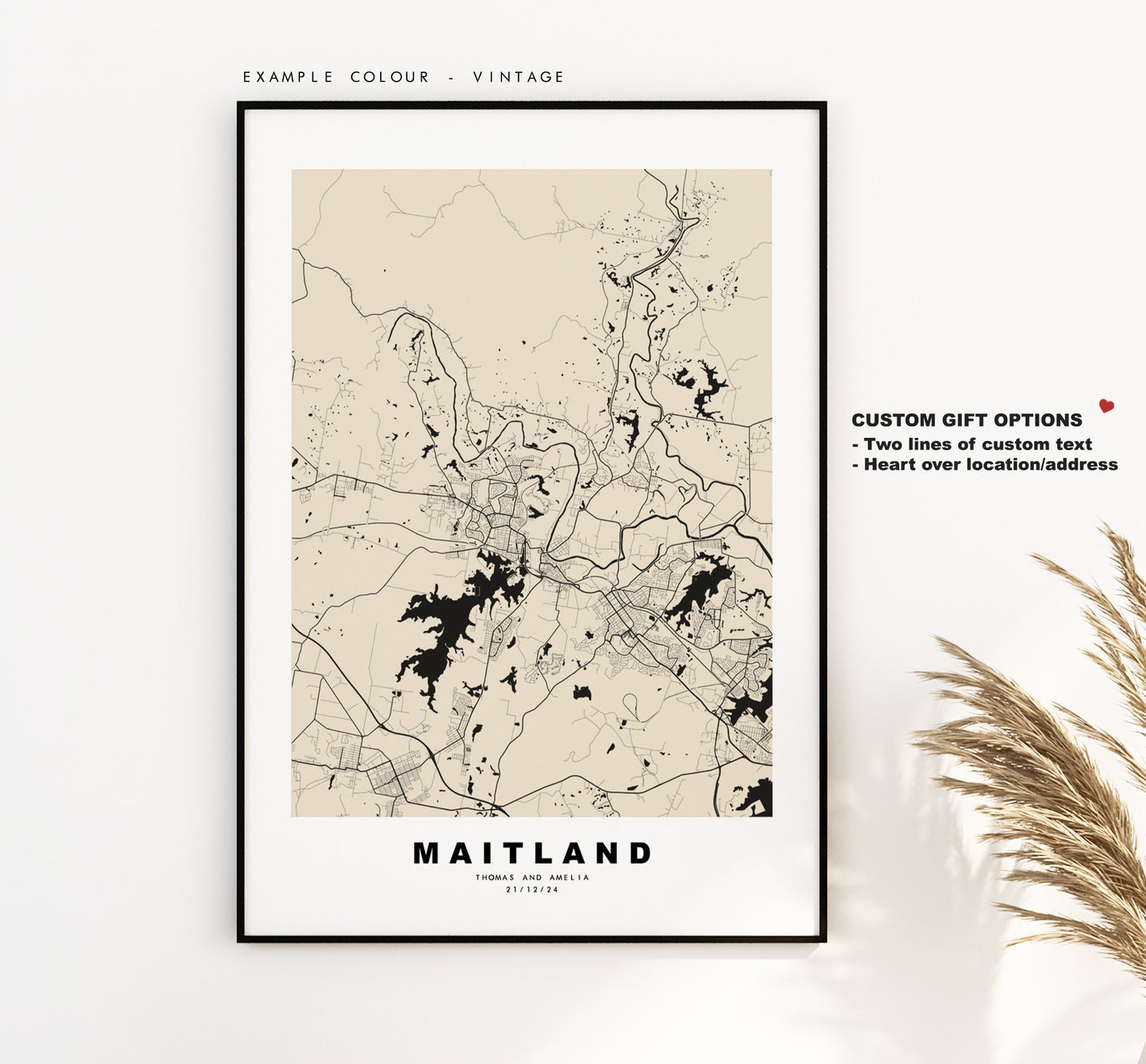 Maitland Map Print - City Map Poster - Map Wall Art - Australia City Maps - Maitland Print - Maitland Poster - Minimalist City Map