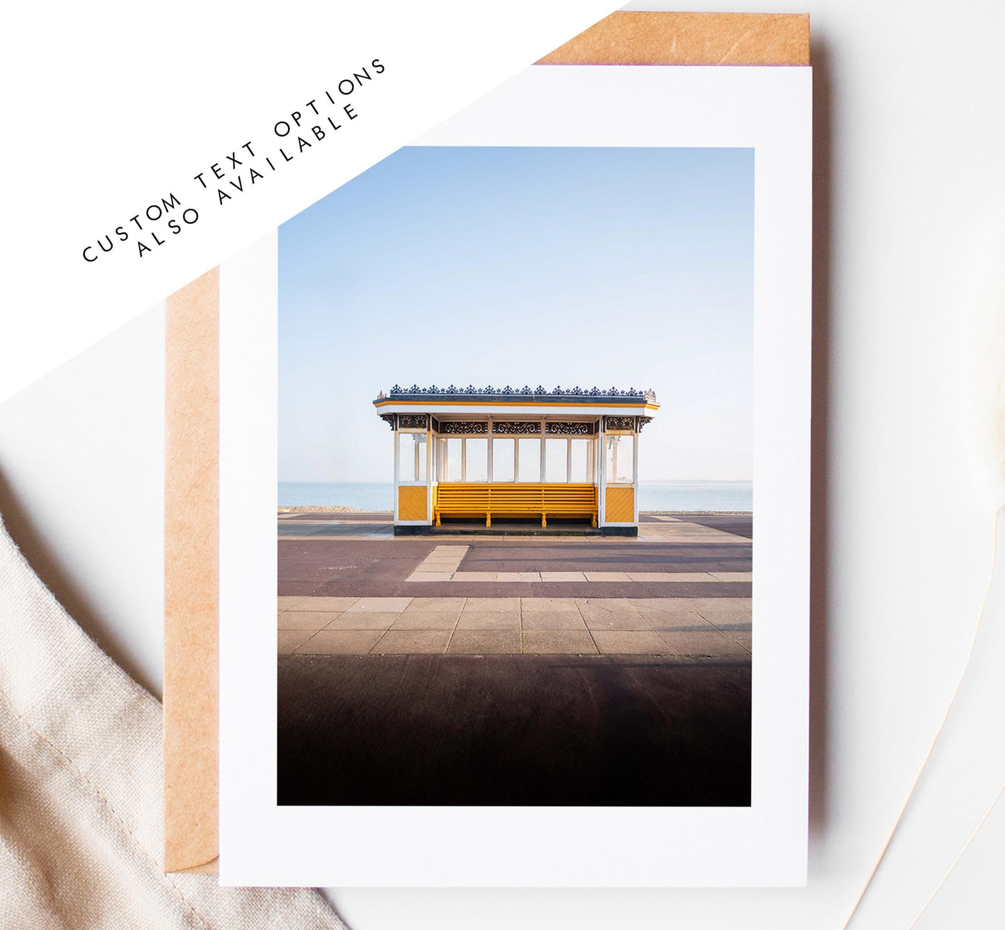 Southsea Greeting Card - Portsmouth and Southsea Photography Greeting Cards - Envelope Included - Birthday - Wedding - Anniversary