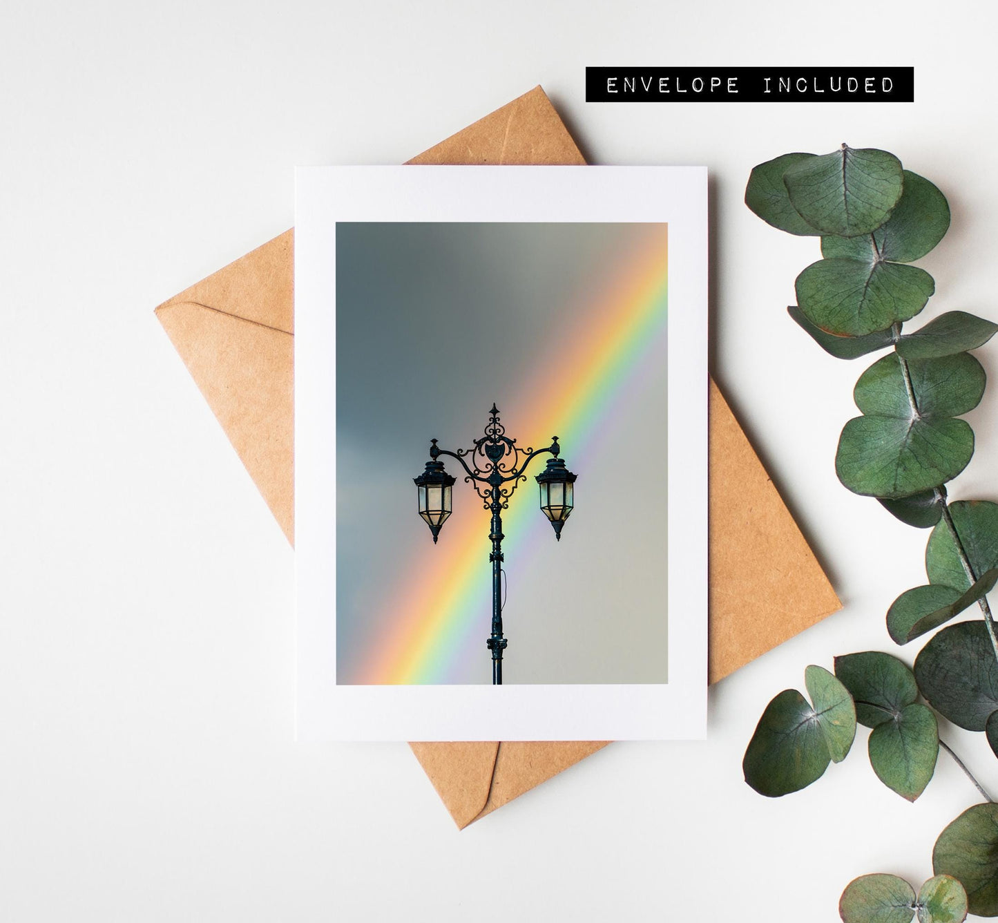 Rainbow Greeting Card - Portsmouth and Southsea Photography Greeting Cards - Envelope Included - Birthday - Wedding - Anniversary