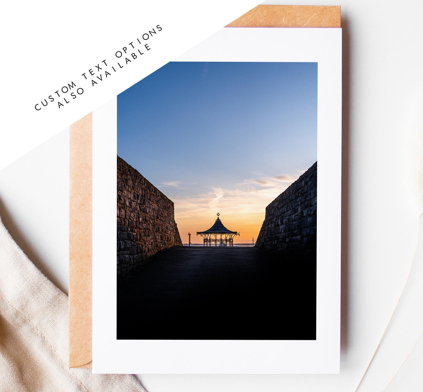 Southsea Bandstand Greeting Card - Portsmouth and Southsea Photography Greeting Cards - Envelope Included - Birthday - Wedding - Anniversary