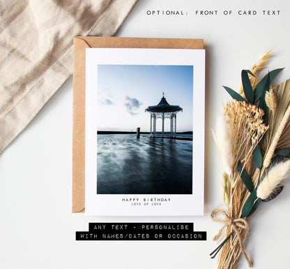 Southsea Bandstand Greeting Card - Portsmouth and Southsea Photography Greeting Cards - Envelope Included - Birthday - Wedding - Anniversary