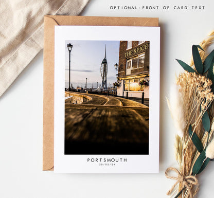 Old Portsmouth Greeting Card - Portsmouth and Southsea Photography Greeting Cards - Envelope Included - Birthday - Wedding - Anniversary