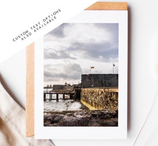 Square Tower Greeting Card - Portsmouth and Southsea Photography Greeting Cards - Envelope Included - Birthday - Wedding - Anniversary