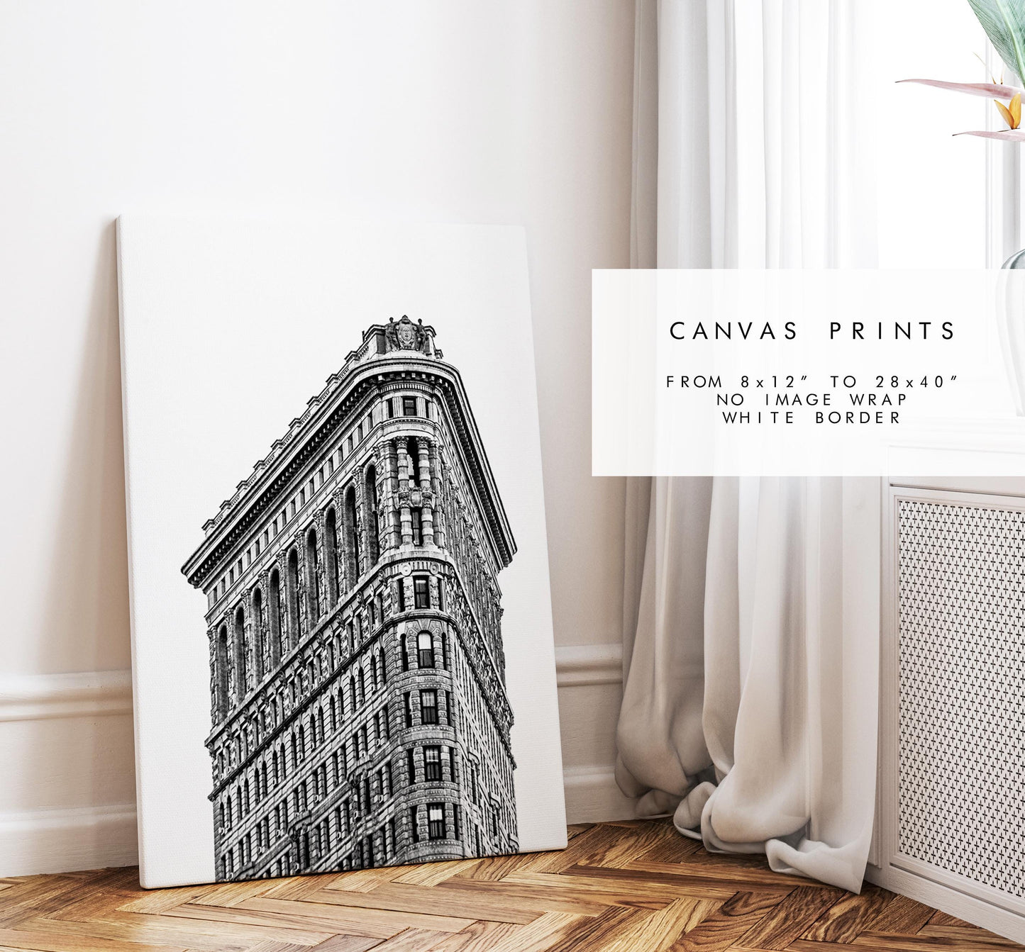 Flat Iron Building - New York - Black and White Photography Print - Architecture - NYC Architecture - Skyscraper - Flat Iron Print - Poster