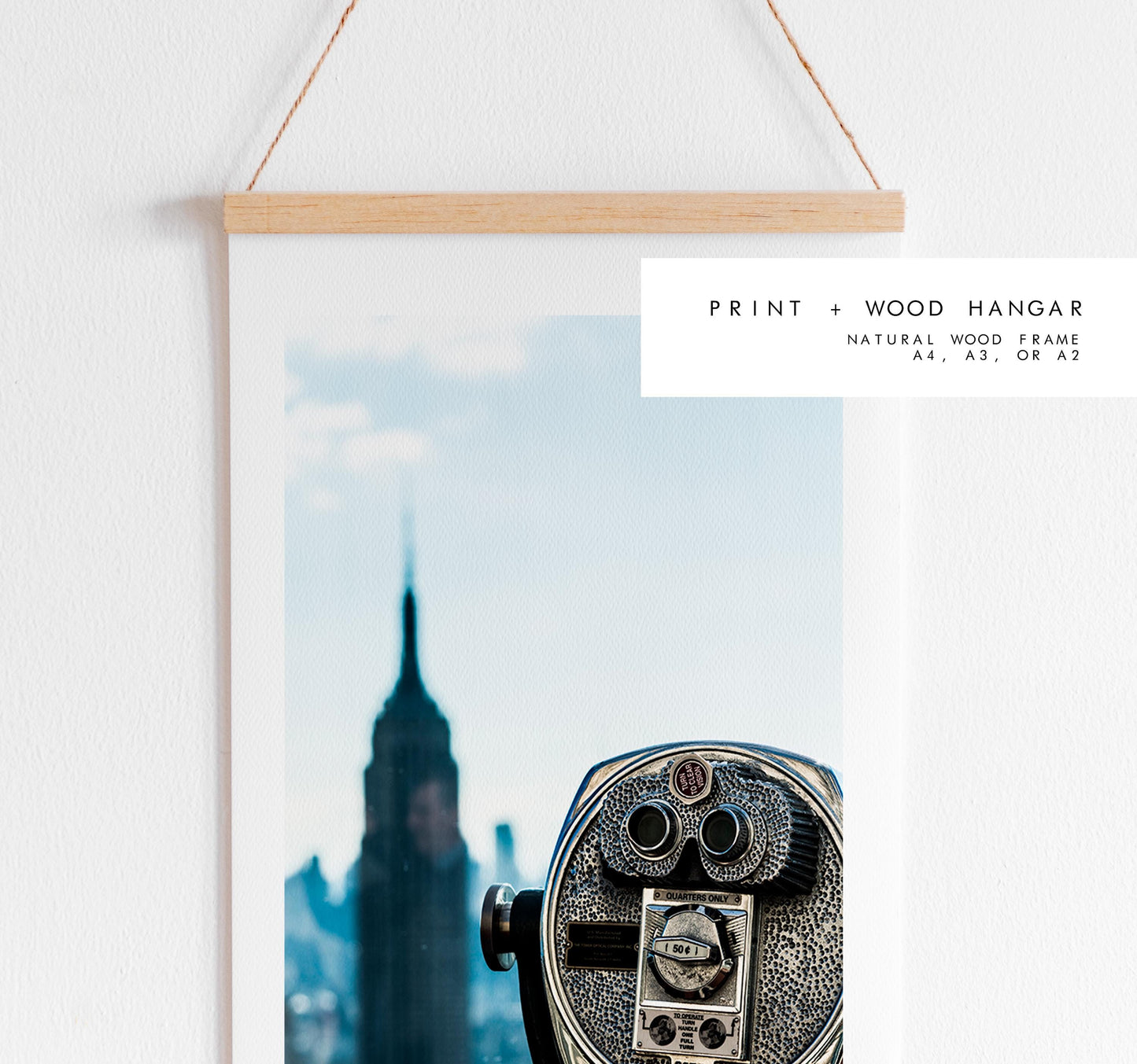 Empire State Building - New York Print - New York Skyline Print - New York Photography - New York Print  - Cityscape - Telescope - NYC