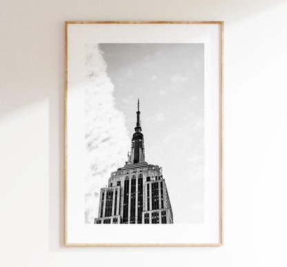 Empire State Building - New York Photography Print - Architecture - Black and White Photography Print - Skyscraper - Manhattan - NYC - USA