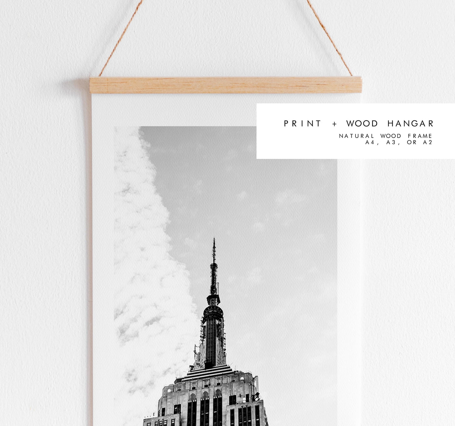 Empire State Building - New York Photography Print - Architecture - Black and White Photography Print - Skyscraper - Manhattan - NYC - USA