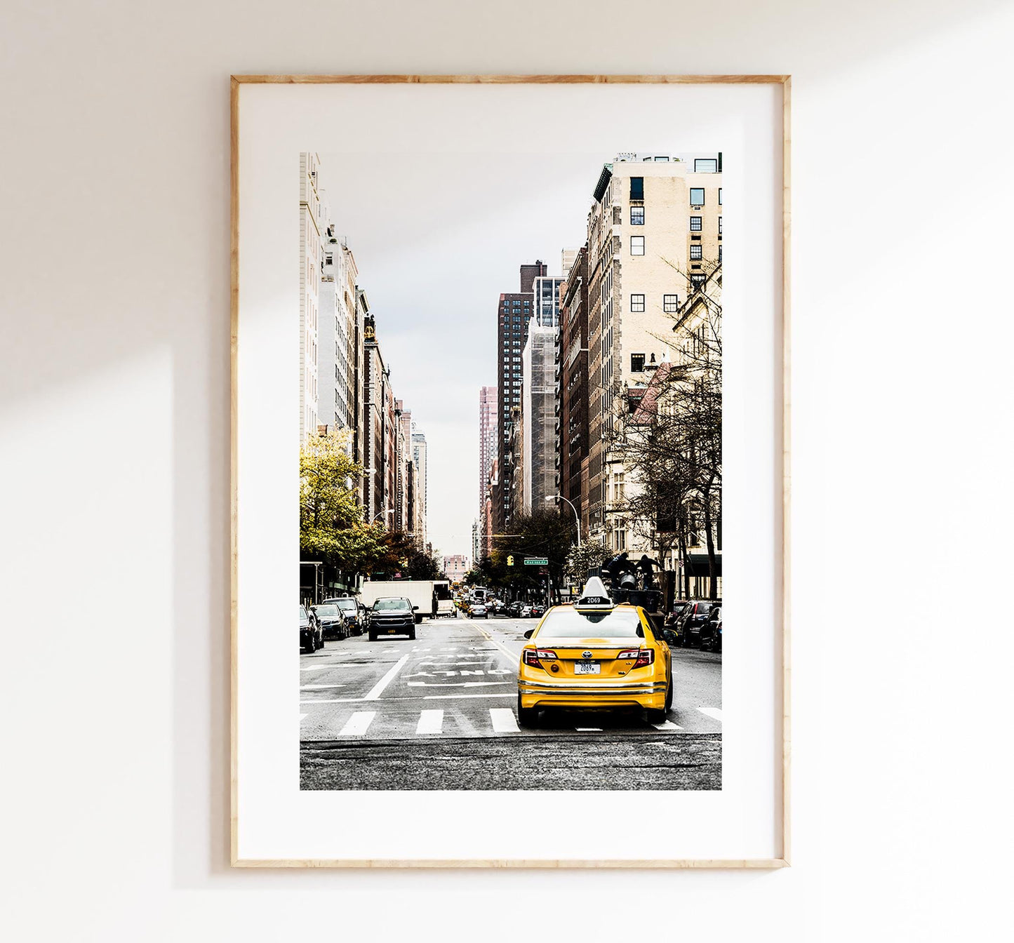 Manhattan Print - New York Print -  Photography Print - New York Photography - New York Print  - New York Avenues - Streets - Taxi - Cab