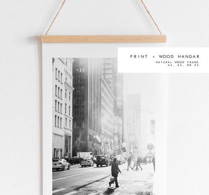 New York Black and White Minimalist Print  - Fine Art Photography Print - New York Photography - Manhattan - NYC - People - Street - Art