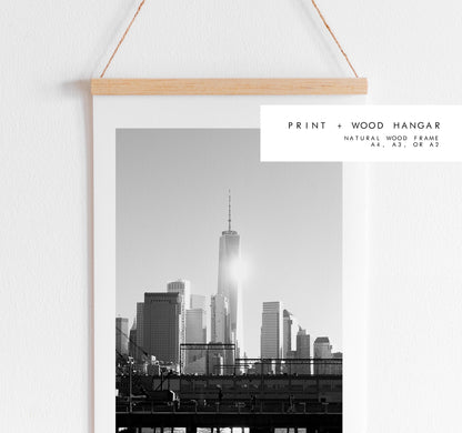 World Trade Centre Print - New York Skyline Print - Black and White Photography - New York City Print - Artwork - Poster  - Minimalist - Art