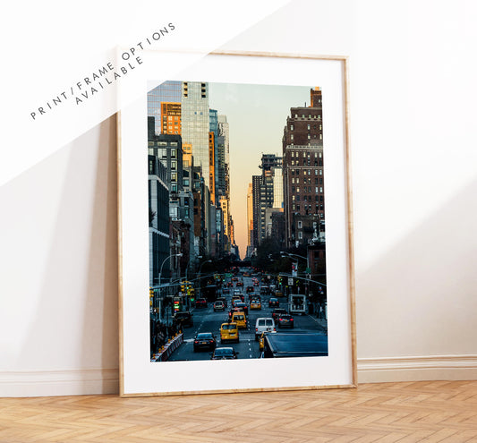 Manhattan Sunset Photography Print - New York Print - Fine Art Photography Print - New York Photography - New York Print  - City Photo