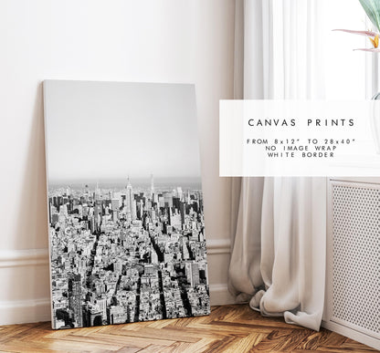 New York Skyline Print - NYC Photography Print - New York City - Prints or Framed Prints available - Black and White Photography