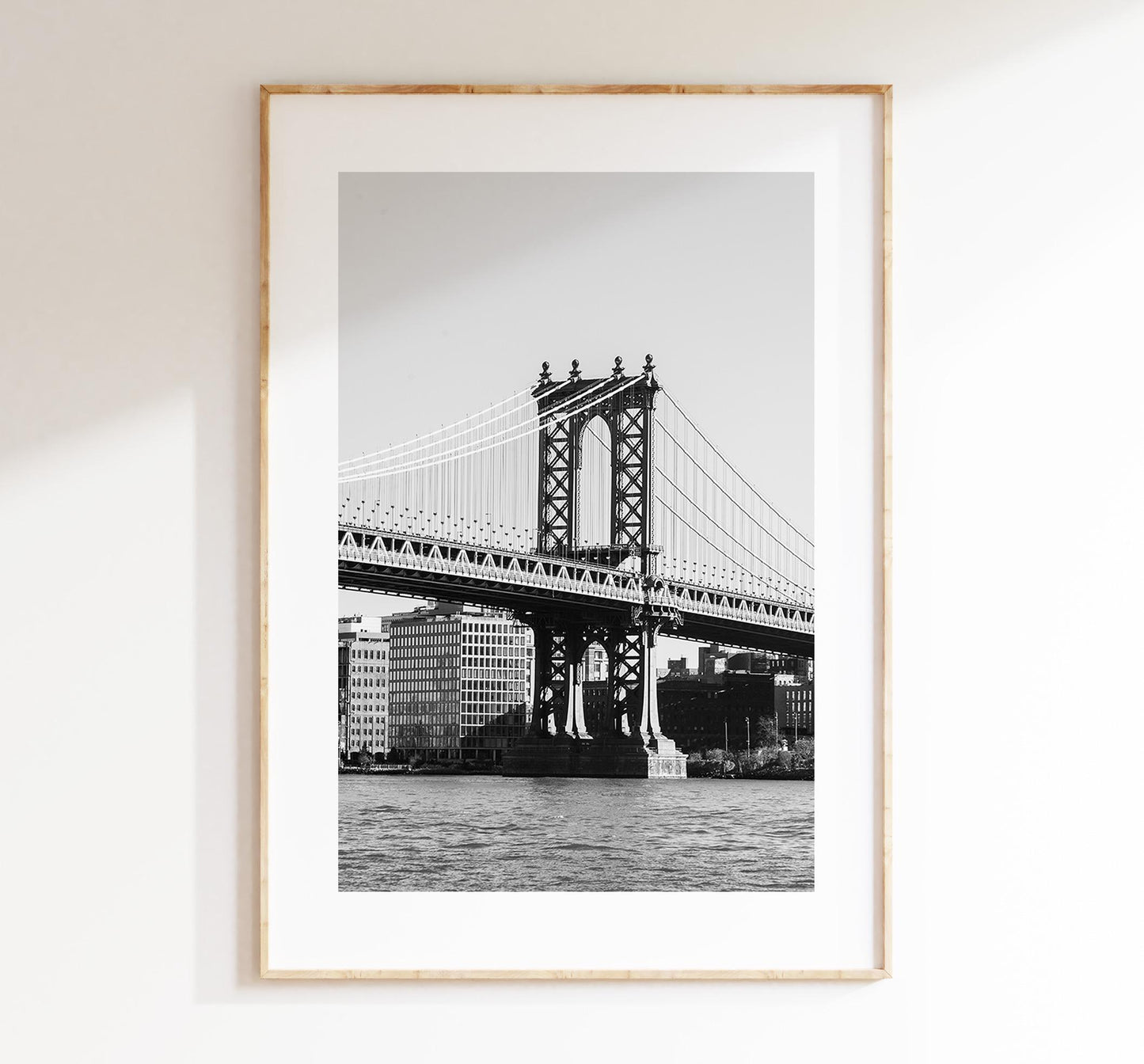 Manhattan Bridge - NYC Photography Print - New York City - Prints or Framed Prints available - Black and White Photography