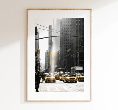 New York Taxi Print - NYC Photography Print - New York City - Prints or Framed Prints available - New York City Wall Art