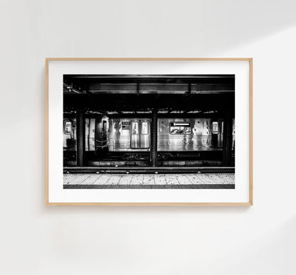 NYC Subway - New York Print - Fine Art Photography Print - New York Photography - Black and White - New York Poster  - Metro Subway Travel