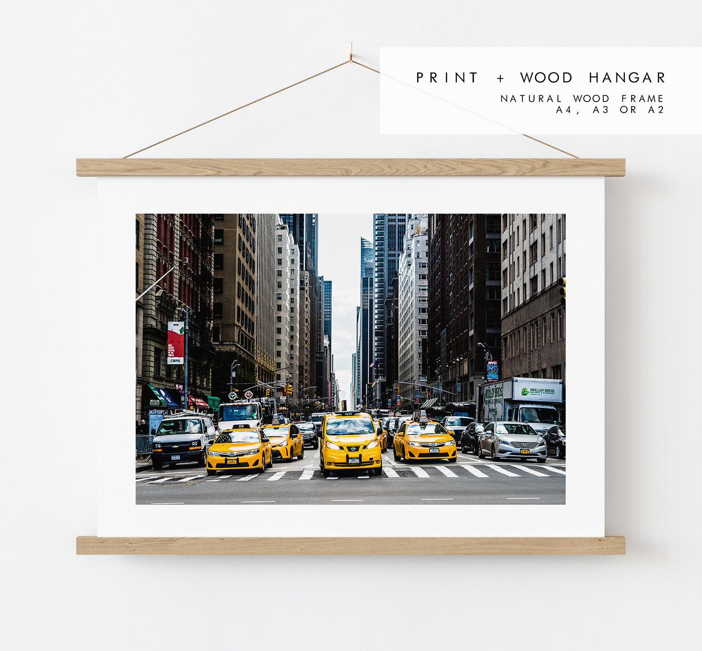 New York Print - New York City Taxi - Photography Print - New York Photography - Yellow Taxi - New York Print  - NYC -  Canvas - Framed