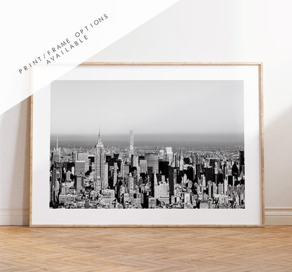 New York Skyline Print - NYC Photography Print - New York City - Prints or Framed Prints available - New York City Wall Art - Landscape