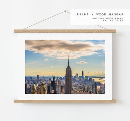 New York Skyline Print - NYC Photography Print - New York City - Prints or Framed Prints available - New York City Wall Art - Landscape