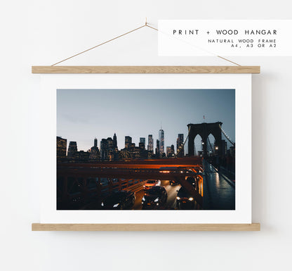 Brooklyn Bridge Print - NYC Photography Print - New York City - Prints or Framed Prints available - New York City Wall Art - Landscape