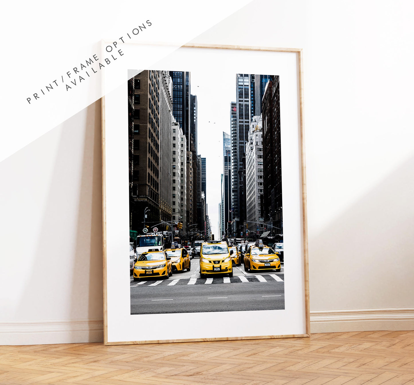 New York City Print Set - Print Set of Three - Modern Photography Prints  - Yellow Tones - Fine Art Photography - NYC Posters - New York