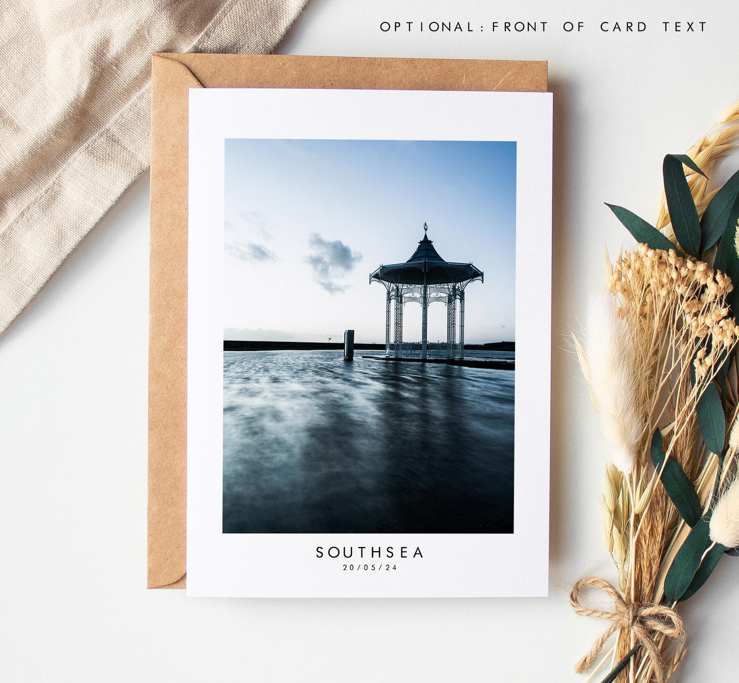 Southsea Bandstand Greeting Card - Portsmouth and Southsea Photography Greeting Cards - Envelope Included - Birthday - Wedding - Anniversary