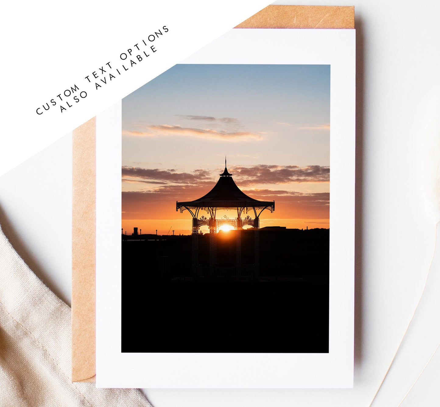 Southsea Bandstand Greeting Card - Portsmouth and Southsea Photography Greeting Cards - Envelope Included - Birthday - Wedding - Anniversary