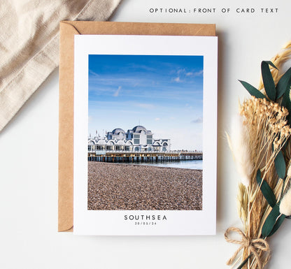 South Parade Pier Greeting Card - Portsmouth and Southsea Photography Greeting Cards - Envelope Included - Birthday - Wedding - Anniversary