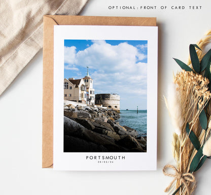 Old Portsmouth Greeting Card - Portsmouth and Southsea Photography Greeting Cards - Envelope Included - Birthday - Wedding - Anniversary