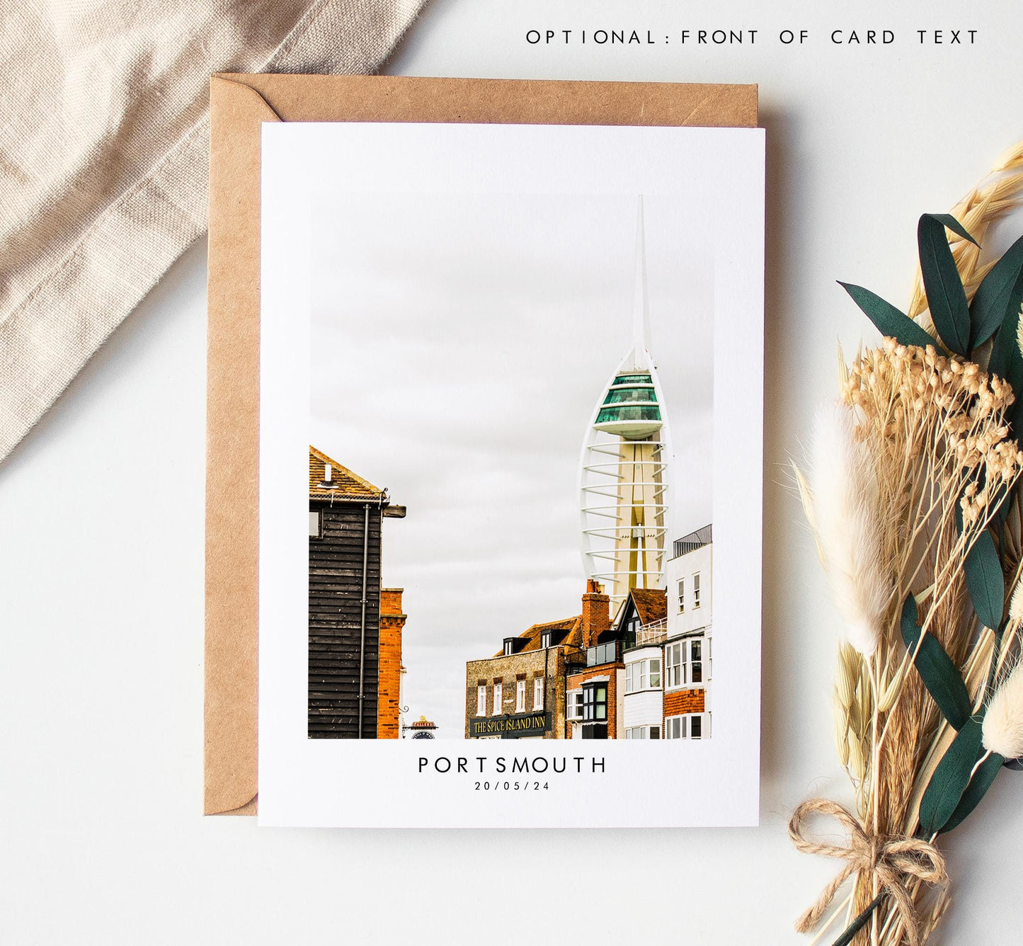 Portsmouth Greeting Card - Portsmouth and Southsea Photography Greeting Cards - Envelope Included - Birthday - Wedding - Anniversary