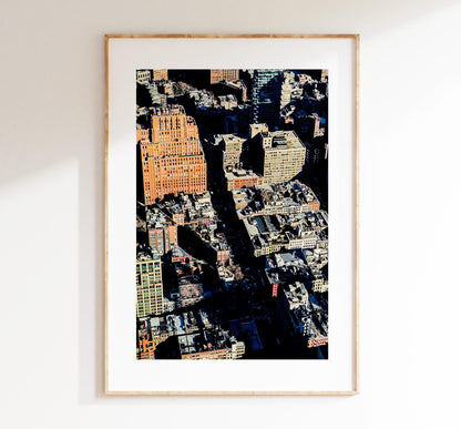 Manhattan Print - New York City Photography Print - New York Buildings - New York Apartments - Poster - Print - Artwork - Abstract