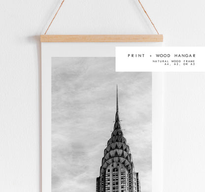 Chrysler Building - New York Print - Fine Art Photography Print - New York Photography - Travel - New York Print  - Black and White Print