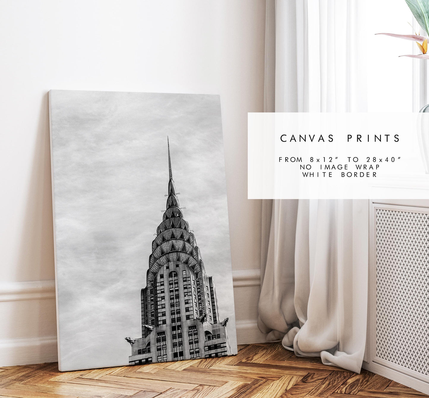 Chrysler Building - New York Print - Fine Art Photography Print - New York Photography - Travel - New York Print  - Black and White Print