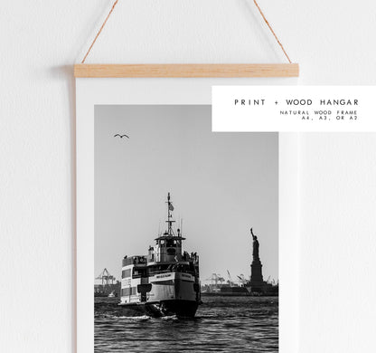 Liberty Ferry - New York Print - Photography Print - New York Photography - Statue of Liberty - Liberty Island - New York - New York City