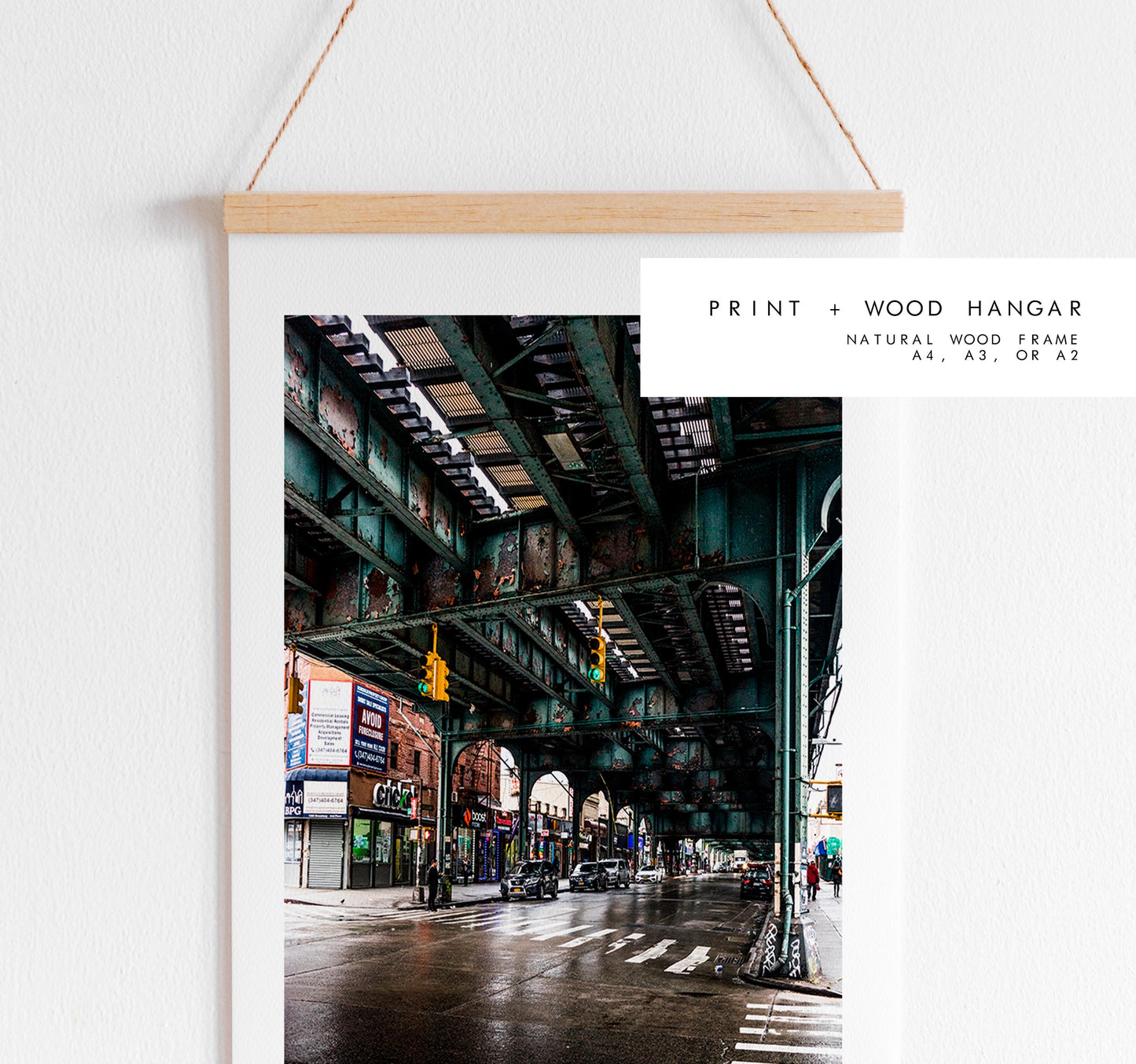 Brooklyn Print - Under the Tracks  - New York Print - Fine Art Photography Print - New York Photography  - NYC Poster  - Urban Photography