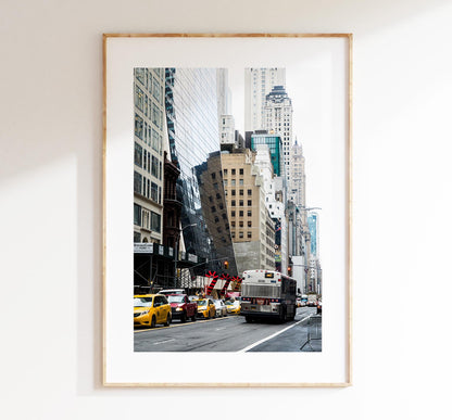 Manhattan Print - New York Print - Fine Art Photography Print - New York Photography - New York Print  - City Photography - Reflections