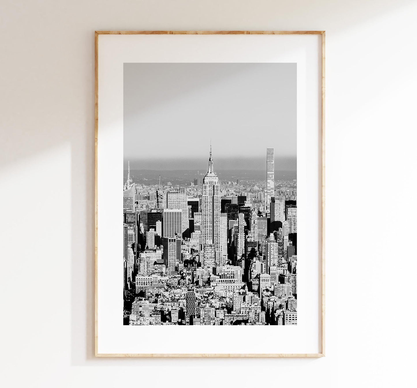 Empire State Building Print - New York Skyline Print - Black and White Photography - New York City Print - Artwork - Poster  - Minimalist