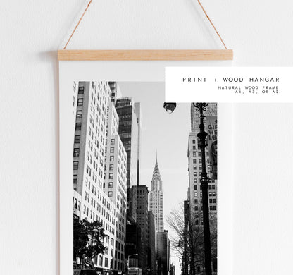 Chrysler Building Print - New York Skyline Print - Black and White Photography - New York City Print - Artwork - Poster  - Minimalist - Art