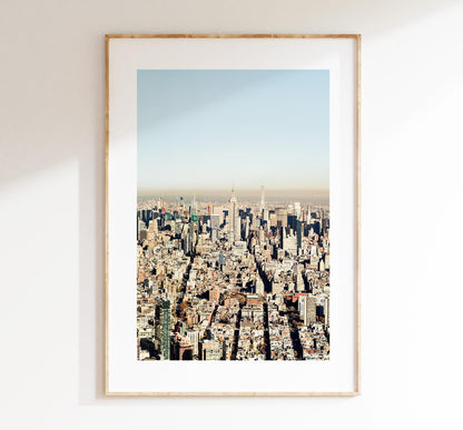 New York Skyline Print - NYC Photography Print - New York City - Prints or Framed Prints available - New York City Wall Art