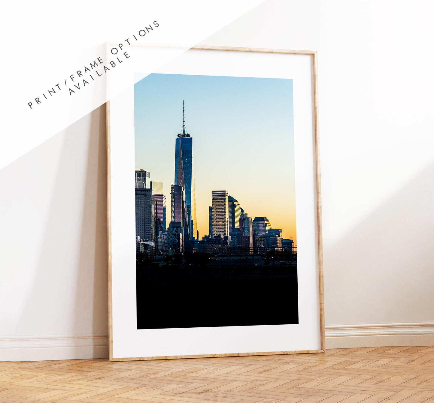 New York Sunset Print - New York Print - Fine Art Photography Print - New York Photography - Travel - New York Print  - City Photo Sunset