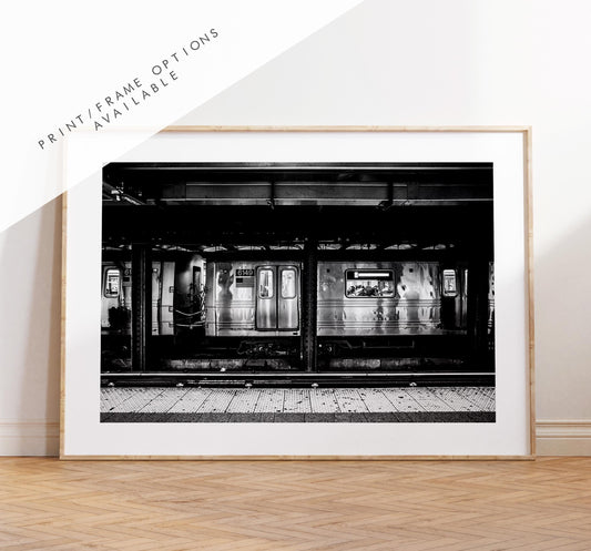 NYC Subway - New York Print - Fine Art Photography Print - New York Photography - Black and White - New York Poster  - Metro Subway Travel