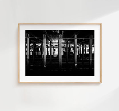 New York Subway Print - New York Print - Fine Art Photography Print - New York Photography - Black and White - New York Poster  - Subway