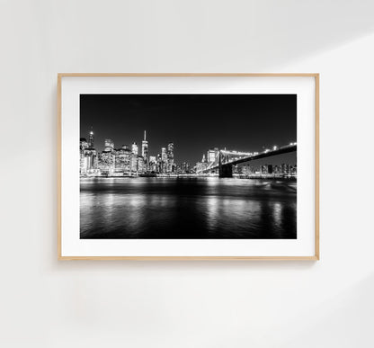 New York Skyline Print - NYC Photography Print - New York City - Prints or Framed Prints available - New York City Wall Art - Landscape