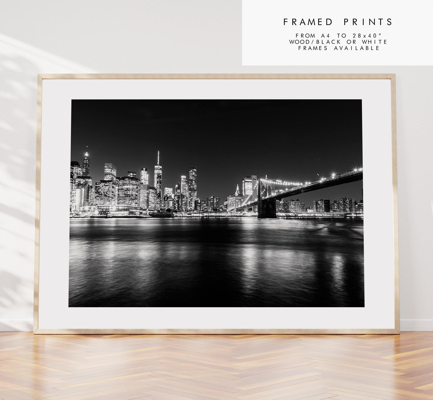 New York Skyline Print - NYC Photography Print - New York City - Prints or Framed Prints available - New York City Wall Art - Landscape