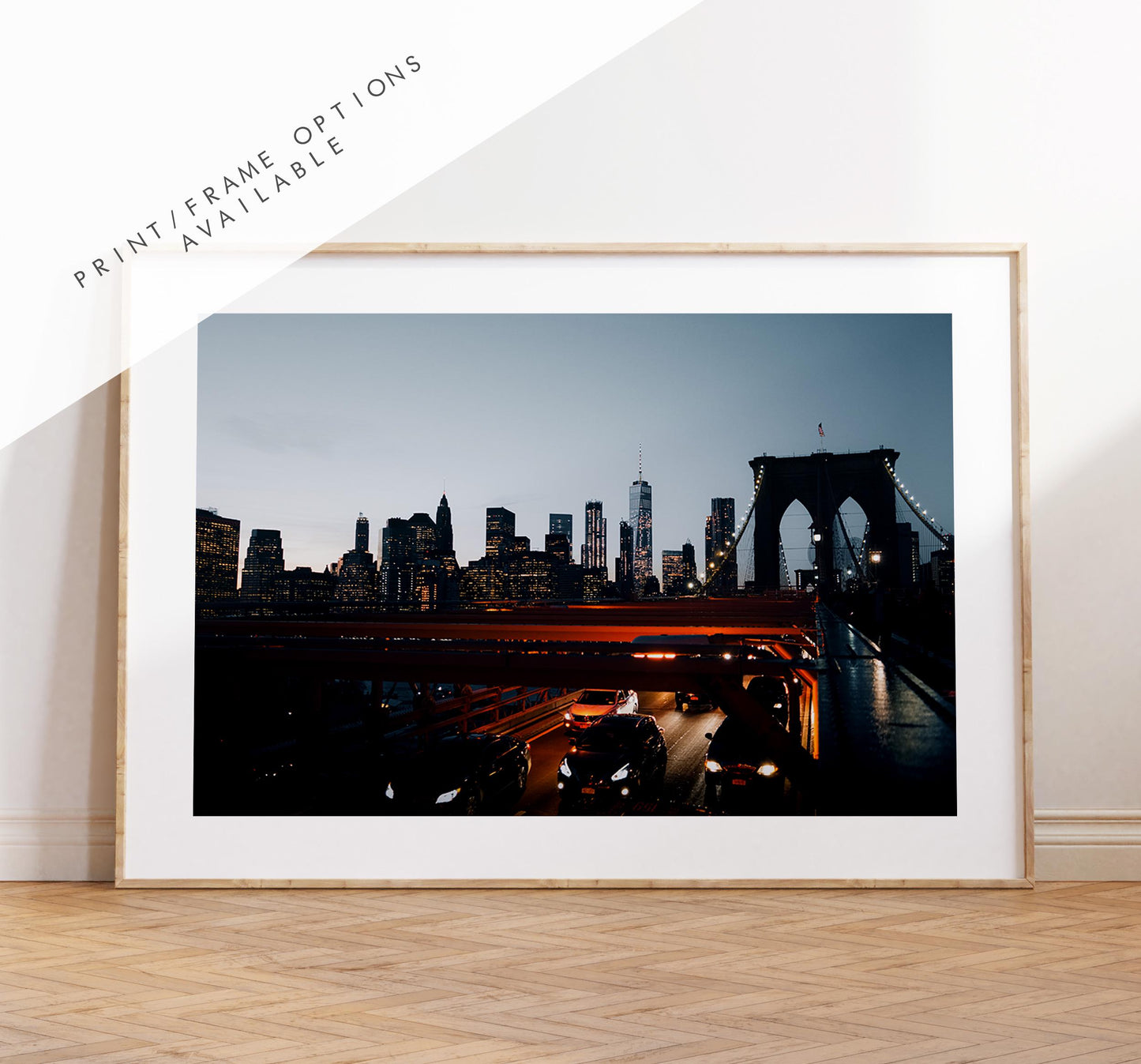 Brooklyn Bridge Print - NYC Photography Print - New York City - Prints or Framed Prints available - New York City Wall Art - Landscape