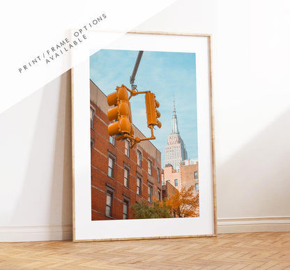 New York Print Set - Print Set of Three - Pastel Tones - Turquoise / Oranges - New York Photography - Prints or Framed Prints - NYC