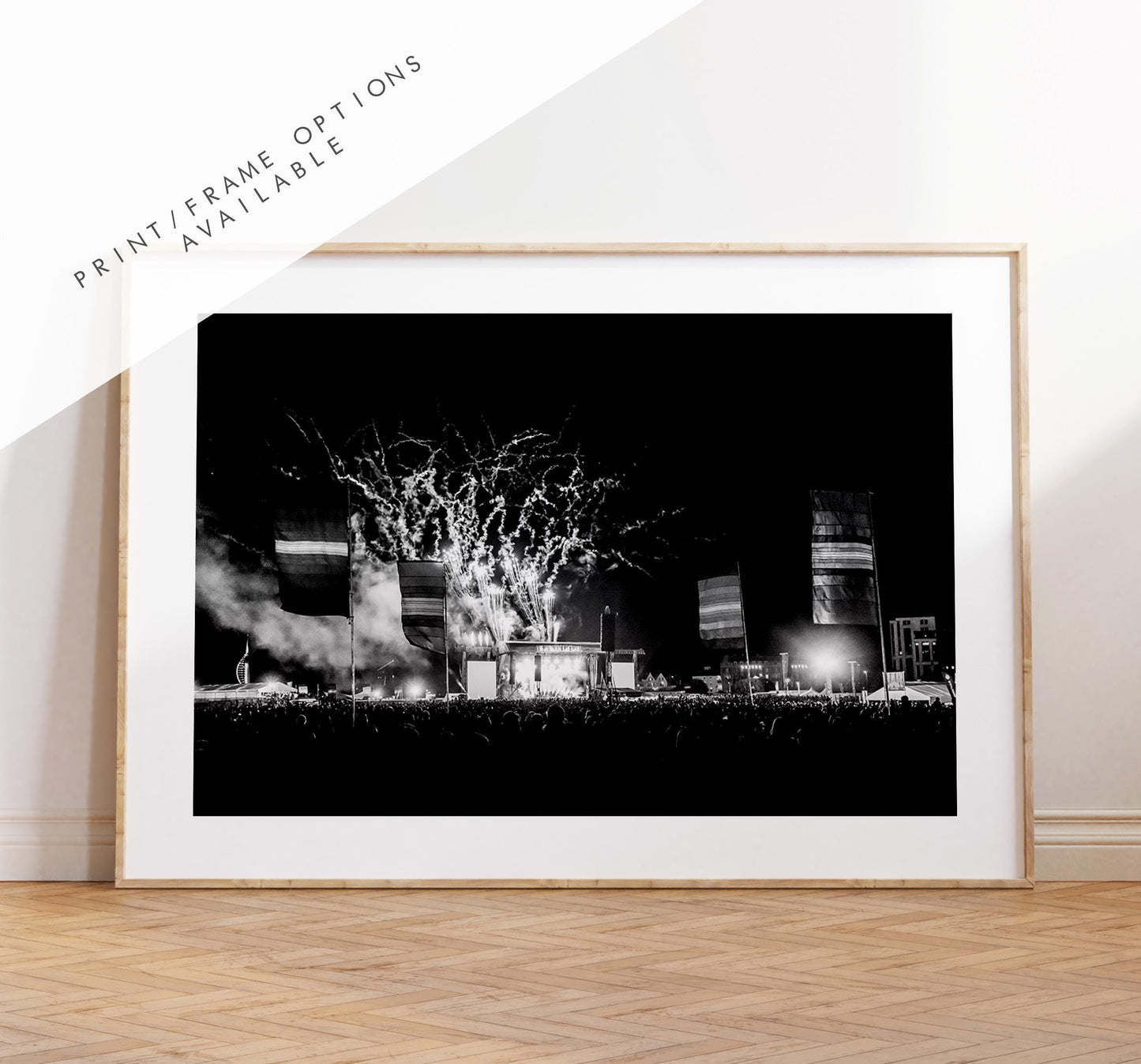 Victorious 2023 - Photography Print - Portsmouth and Southsea Prints - Wall Art -  Frame and Canvas Options - Landscape - Black and White